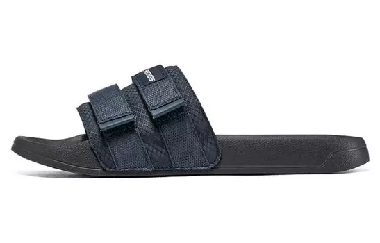 Боковые линии Шлепанцы мужские темно-синие Skechers