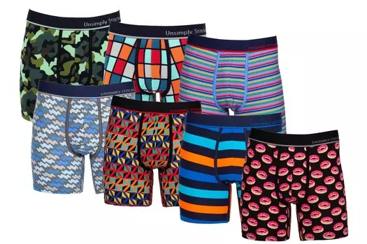 БОКСЕРСКИЕ ТРИФЫ (7 ПАКЕТОВ) Unsimply Stitched, мультиколор