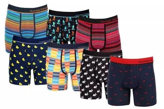 БОКСЕРСКИЕ ТРИФЫ (7 ПАКЕТОВ) Unsimply Stitched, мультиколор