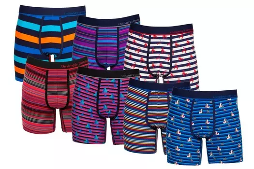 БОКСЕРСКИЕ ТРИФЫ (7 ПАКЕТОВ) Unsimply Stitched, мультиколор