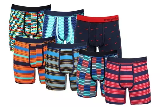 БОКСЕРСКИЕ ТРИФЫ (7 ПАКЕТОВ) Unsimply Stitched, мультиколор