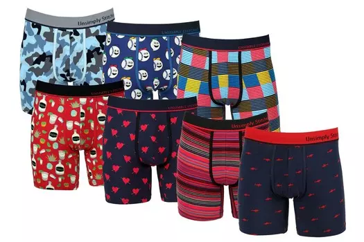 БОКСЕРСКИЕ ТРИФЫ (7 ПАКЕТОВ) Unsimply Stitched, мультиколор