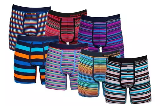 БОКСЕРСКИЕ ТРИФЫ (7 ПАКЕТОВ) Unsimply Stitched, мультиколор