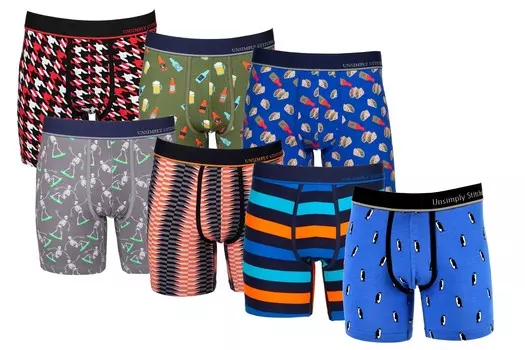 БОКСЕРСКИЕ ТРИФЫ (7 ПАКЕТОВ) Unsimply Stitched, мультиколор