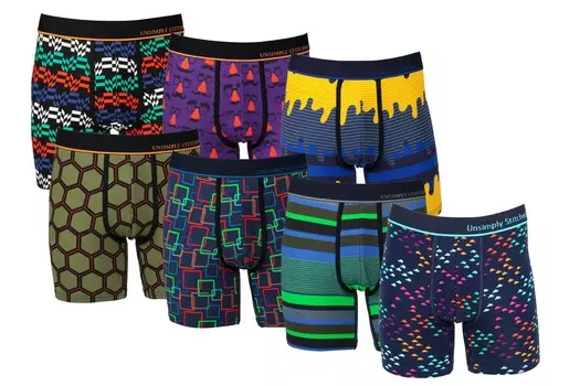 БОКСЕРСКИЕ ТРИФЫ (7 ПАКЕТОВ) Unsimply Stitched, мультиколор