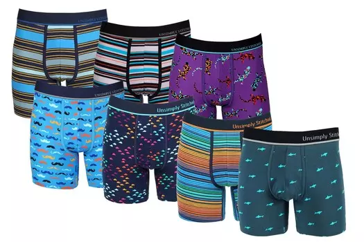 БОКСЕРСКИЕ ТРИФЫ (7 ПАКЕТОВ) Unsimply Stitched, мультиколор