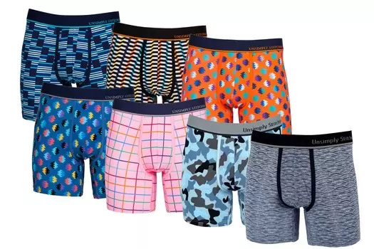 БОКСЕРСКИЕ ТРИФЫ (7 ПАКЕТОВ) Unsimply Stitched, мультиколор