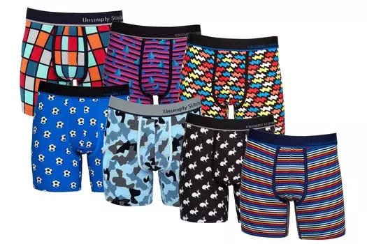 БОКСЕРСКИЕ ТРИФЫ (7 ПАКЕТОВ) Unsimply Stitched, мультиколор