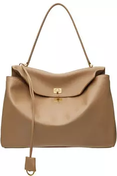Большая бежевая сумка Rodeo Balenciaga