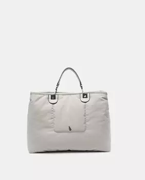 Большая бежевая сумочка с ремнем через плечо Abbacino, бежевый