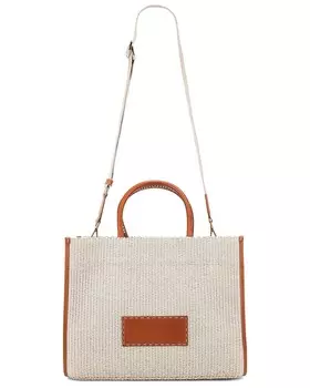 Большая большая сумка Versace, цвет Natural, Amber, & Versace Gold