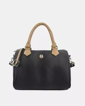 Большая черная сумка для боулинга с логотипом и молнией El Potro, черный