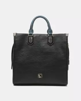 Большая черная сумка с несколькими ручками Abbacino, черный