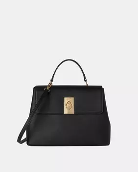 Большая черная сумка-тоут со съемным ремнем через плечо Motivi, черный