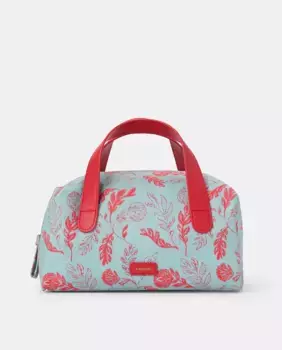 Большая цветочная косметичка с ручкой Tintoretto, синий