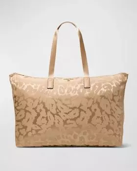 Большая дорожная компактная большая сумка Jet Set MICHAEL Michael Kors, цвет Camel