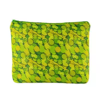 Большая дорожная косметичка зеленая фантазия Bowi Zielona, 1 шт.