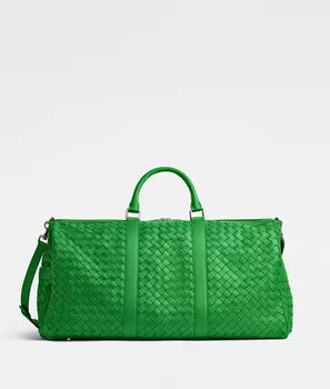 Большая дорожная сумка intrecciato Bottega Veneta, зеленый