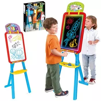 Большая доска для сухого стирания для рисования светом и рисования Madej