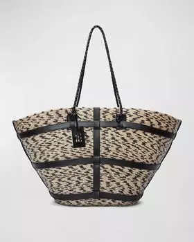 Большая двухцветная большая сумка Watermill Altuzarra, цвет Black