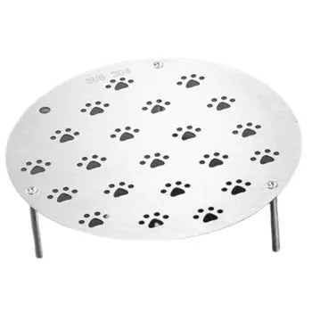 Большая емкость для хранения, антидеформируемая штабелируемая чаша для пароварки, чаша для пароварки из нержавеющей стали 304 с несколькими отверстиями, размер 21 см Hameb