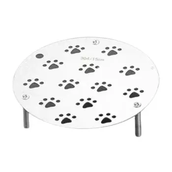 Большая емкость для хранения, антидеформируемая штабелируемая чаша для пароварки, чаша для пароварки из нержавеющей стали 304 с несколькими отверстиями, длина 15 см Hameb