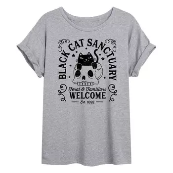 Большая футболка для юниоров Black Cat Sanctuary Licensed Character, цвет Heather Gray