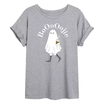 Большая футболка для юниоров Boojie Ghost Licensed Character, цвет Heather Gray