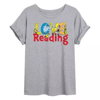 Большая футболка для юниоров Dr. Seuss "Love Reading" Licensed Character