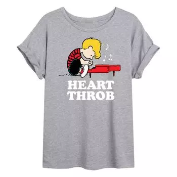 Большая футболка для юниоров Peanuts Schroeder "Heart Throb" Licensed Character