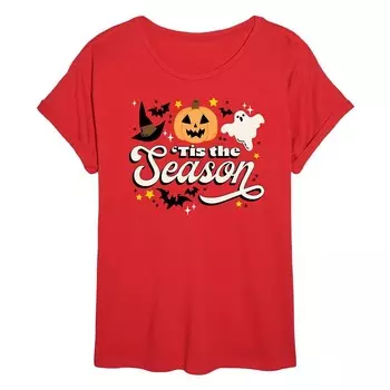 Большая футболка на Хэллоуин для юниоров «Tis The Season» Licensed Character, красный