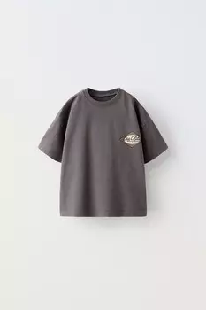 Большая футболка olita ZARA, темно-фиолетовый