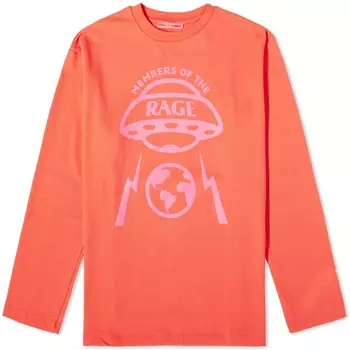 Большая футболка Planet с длинными рукавами Members of the Rage