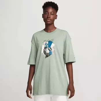 Большая футболка с короткими рукавами и графикой 2 JORDAN, цвет jade smoke