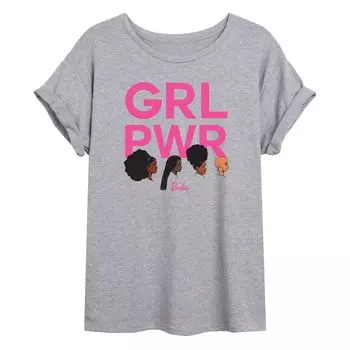 Большая футболка с профилем Barbie для юниоров "Grl Pwr" Licensed Character