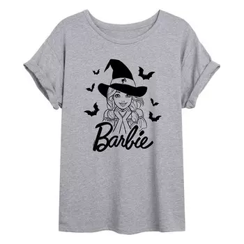 Большая футболка с рисунком Barbie Halloween Bats для юниоров Licensed Character, серый
