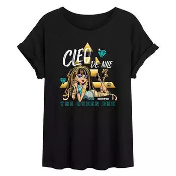 Большая футболка с рисунком Cleo De Nile для юниоров Monster High «Queen Bee» Licensed Character