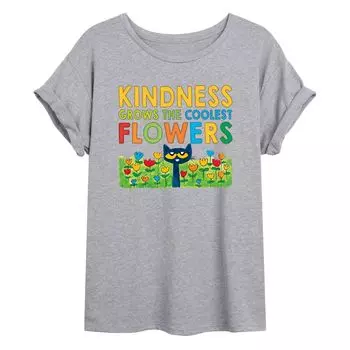 Большая футболка с рисунком кота Пита для юниоров «Kindness Grows» Licensed Character