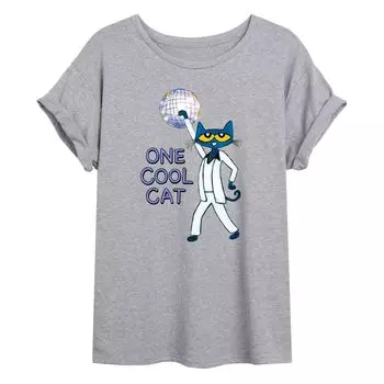 Большая футболка с рисунком кота Пита для юниоров "One Cool Cat" Licensed Character