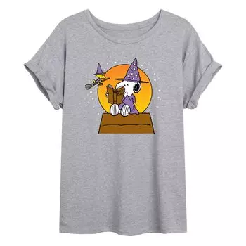 Большая футболка с рисунком Snoopy Wizard для детей Peanuts "Magic Potions" Licensed Character