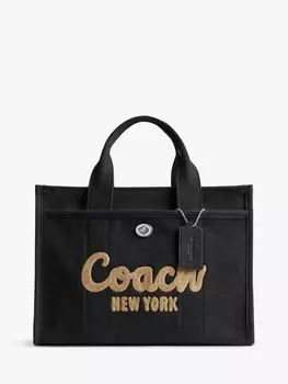 Большая грузовая сумка Coach, черный