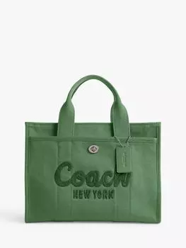 Большая грузовая сумка Coach, мягкий зеленый