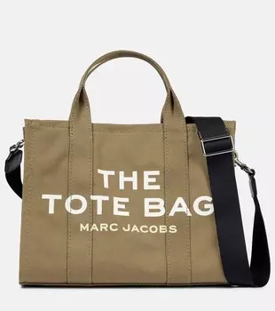Большая холщовая сумка среднего размера. Marc Jacobs, зеленый
