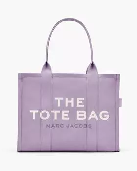 Большая холщовая сумка-тоут Marc Jacobs, сиреневый