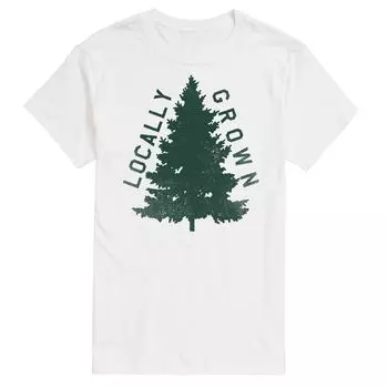 Большая и высокая футболка местного производства License, белый