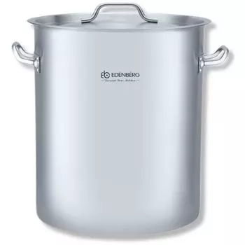 Большая кастрюля с крышкой высотой 25л EDENBERG