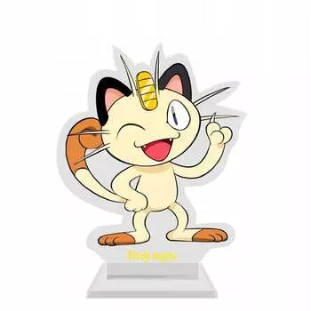 Большая коллекционная фигурка Покемон Мяут 19 см Plexido