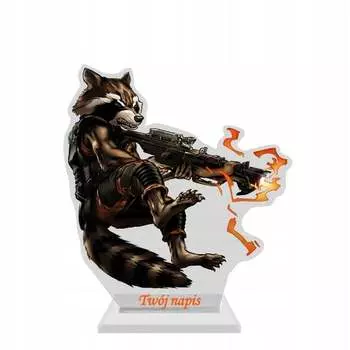 Большая коллекционная фигурка «Ракета Marvel» 19 см Plexido