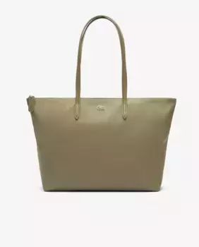 Большая концептуальная сумка через плечо в стиле шоппера Lacoste, красный