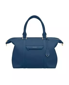 Большая кожаная дорожная сумка Weekender MAISON de SABR, синий